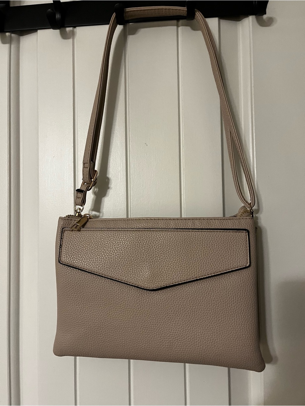 Taupe Crossbody Shoulder Bag - Sleek Everyday Women’s Bag